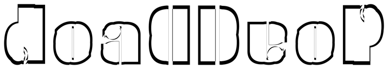 Ambigram for deadbeef in Dayton  